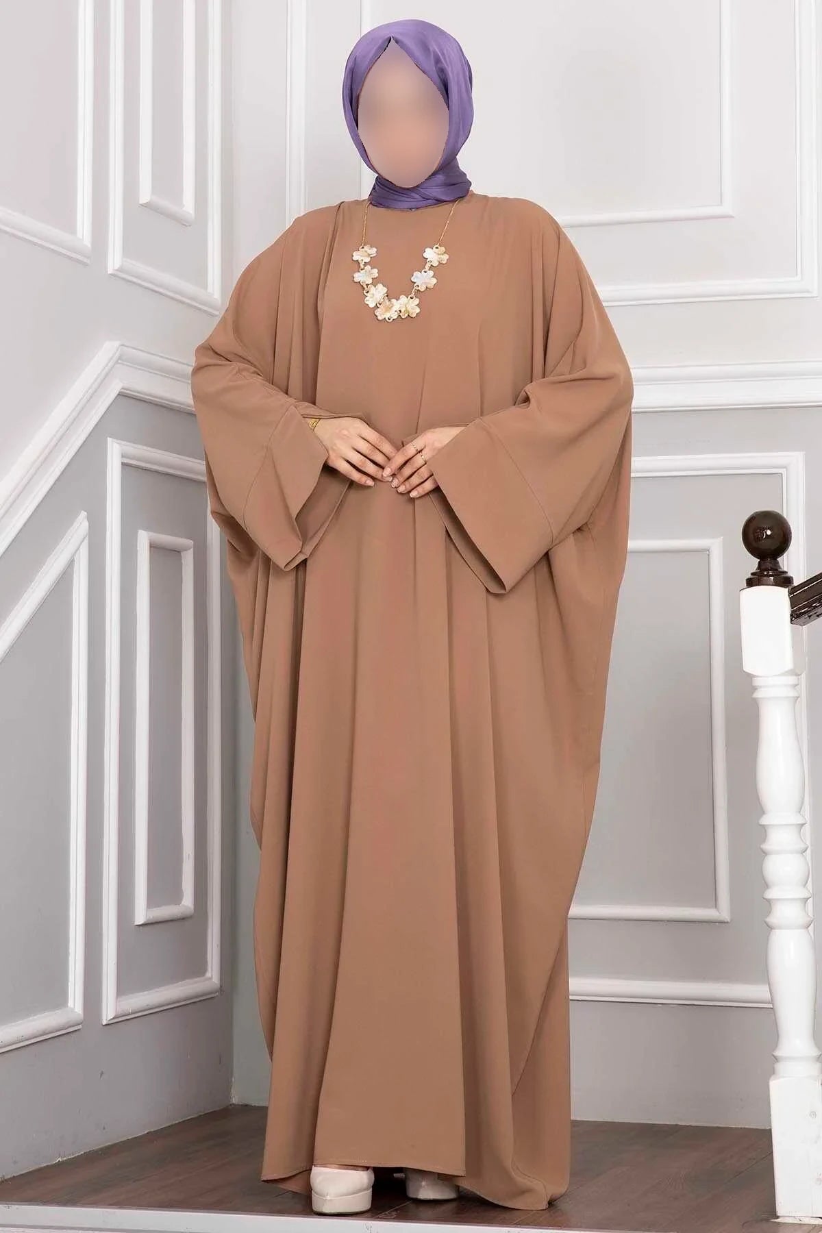 Ceyda Hijab Abaya Cappucino