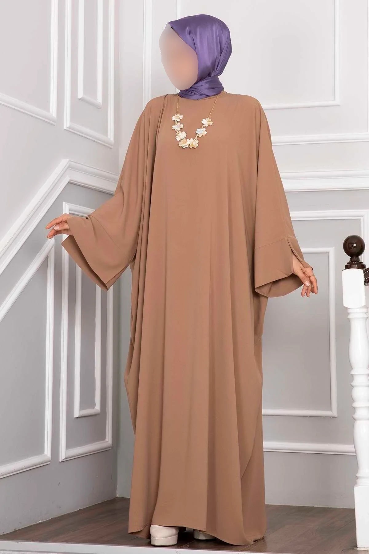Ceyda Hijab Abaya Cappucino