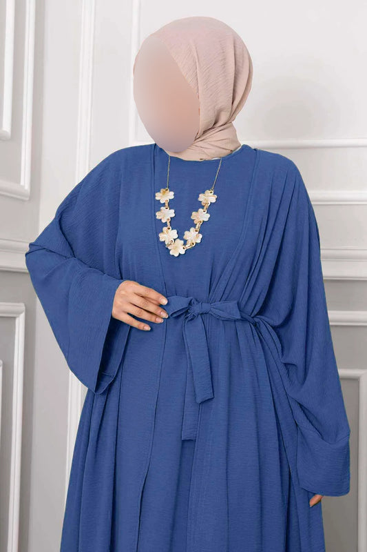 Leyli Hijab Abaya Set Indigo